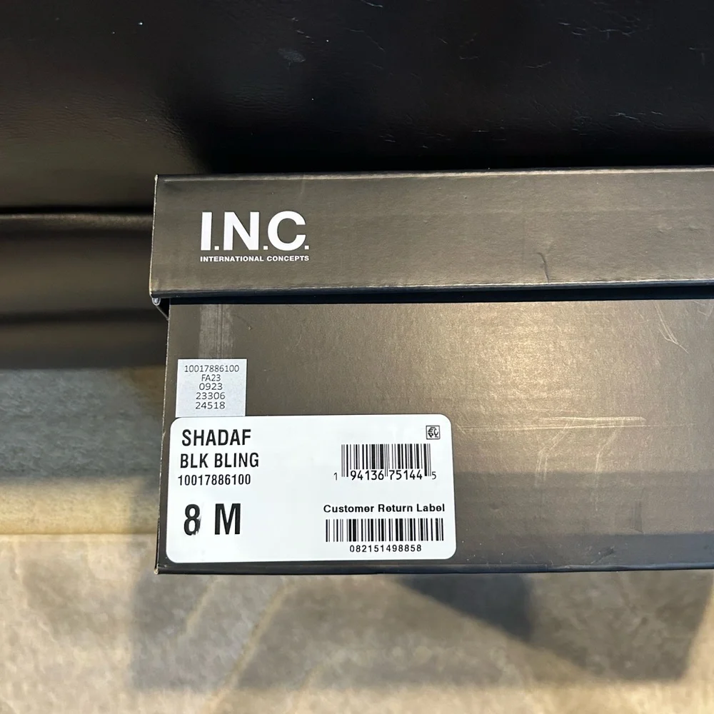 INC Black Glitter Boots - Picture 8 of 8